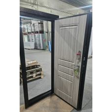 Дверь входная металлическая Ю-ТЕРМО ЛАЙТ Антик медь - Ларче грей с терморазрывом